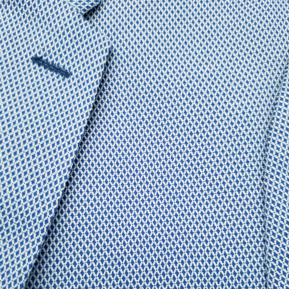 Zara blue textured blazer - Picture 2 of 3